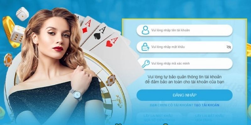 Điền thông tin để đăng nhập tài khoản nhanh